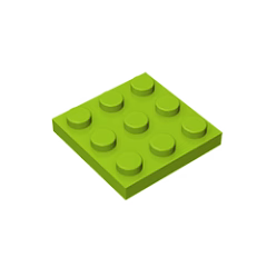 GOBRICKS GDS-518 Plate 3 x 3 - YWOBB