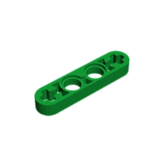 GOBRICKS GDS-690 Liftarm Thin 1 x 4 - Axle Holes - YWOBB