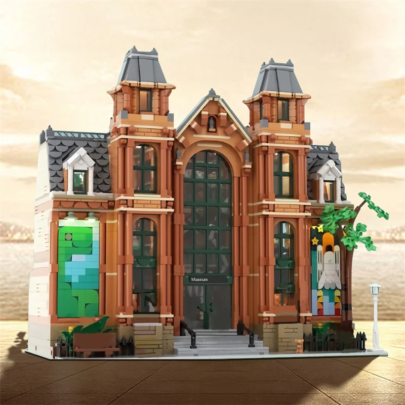 GOBRICKS MOC 165027 Natural History Museum London Inspired - YWOBB