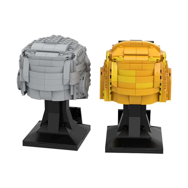 GOBRICKS MOC 90093 Daft Punk (Helmet Collection) - YWOBB