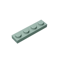 GOBRICKS GDS-504 Plate 1 x 4 - YWOBB