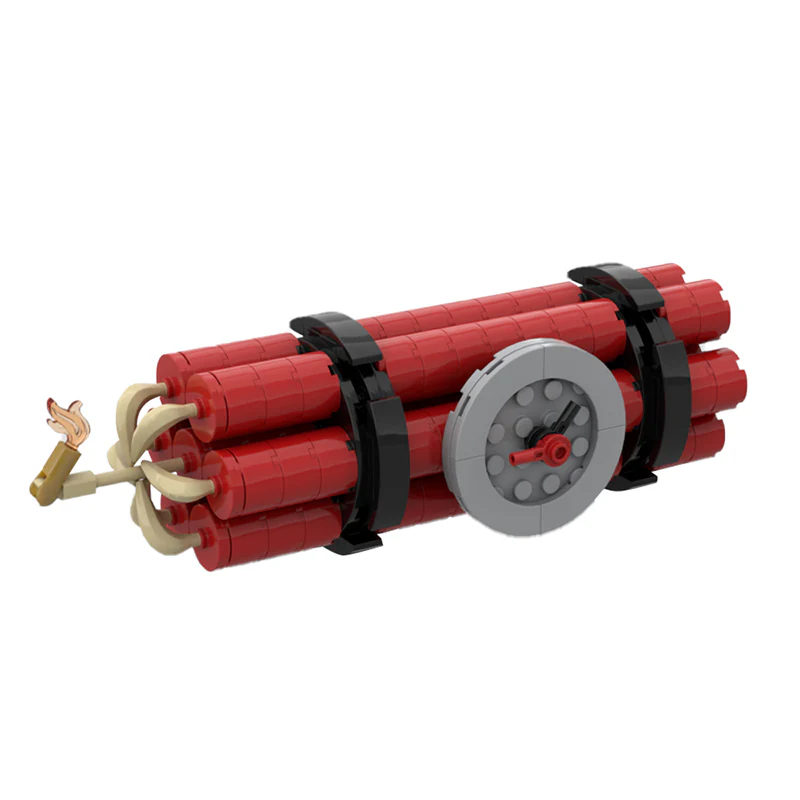 GOBRICKS MOC 113376 TNT explosive - YWOBB