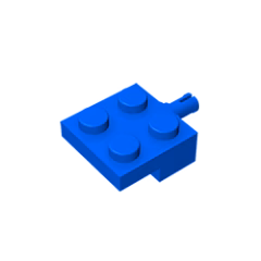 GOBRICKS GDS-1061 Modified 2 x 2 with Wheel Holder - YWOBB