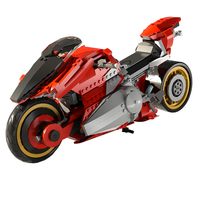 GOBRICKS MOC 133770 cyberpunk 2077 bike - YWOBB