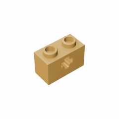 GOBRICKS GDS-633  Brick 1 x 2 with Axle Hole - YWOBB