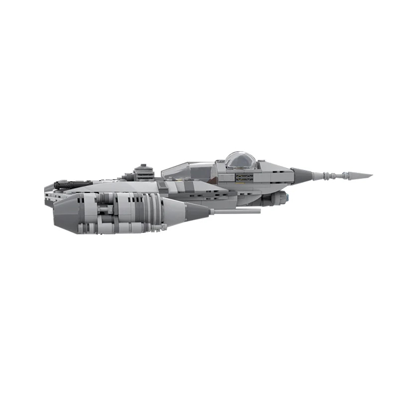 GOBRICKS MOC 99914 The Mandalorian n-1 fighter - YWOBB