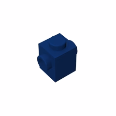 GOBRICKS GDS-649 Modified 1 x 1 with Studs on 2 Sides, Opposite - YWOBB