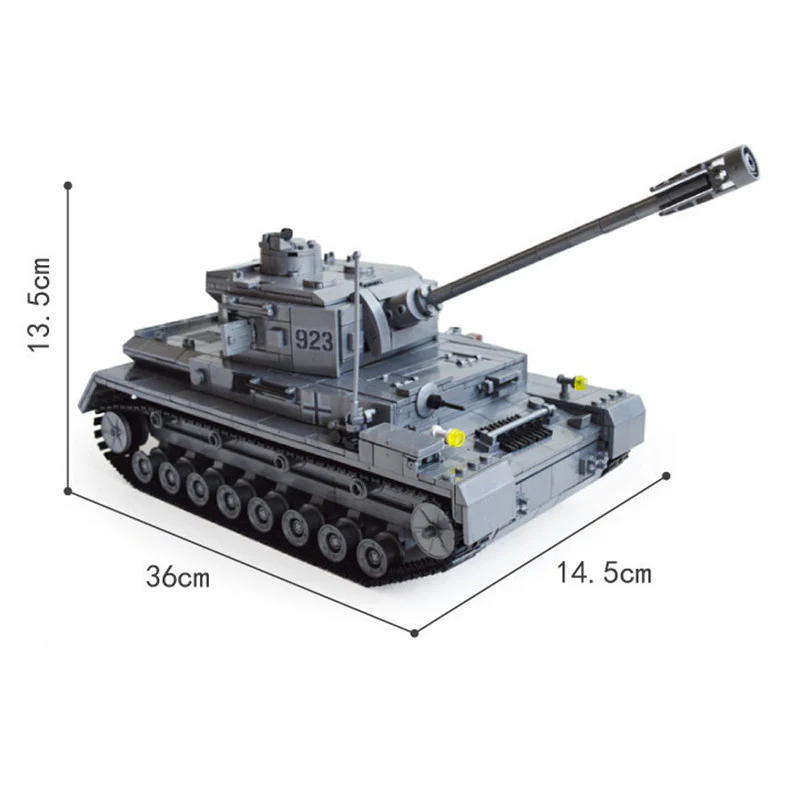 KAZI KY 82010 The Germany Armored Tanks Panzer IV F2 Type - YWOBB