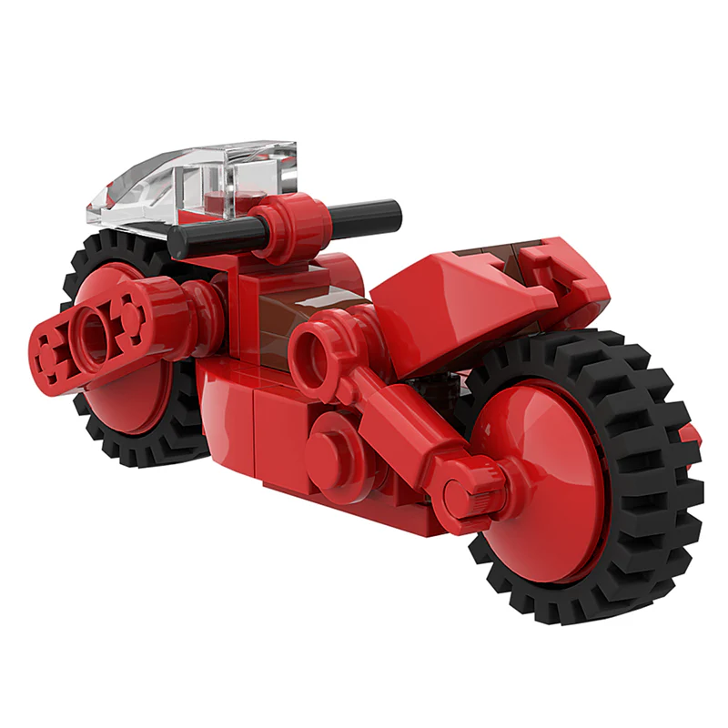 GOBRICKS MOC A0163Y02 X hidden motorcycle - YWOBB
