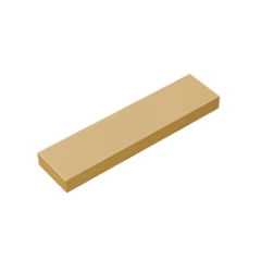 GOBRICKS GDS-563 Tile 1 x 4 - YWOBB