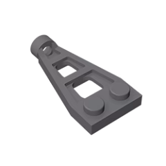 GOBRICKS GDS-1180 Modified 1 x 2 with Long Stud Receptacle - YWOBB