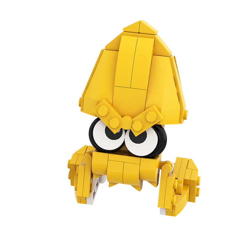 GOBRICKS MOC A0277Y04 yellow squid - YWOBB