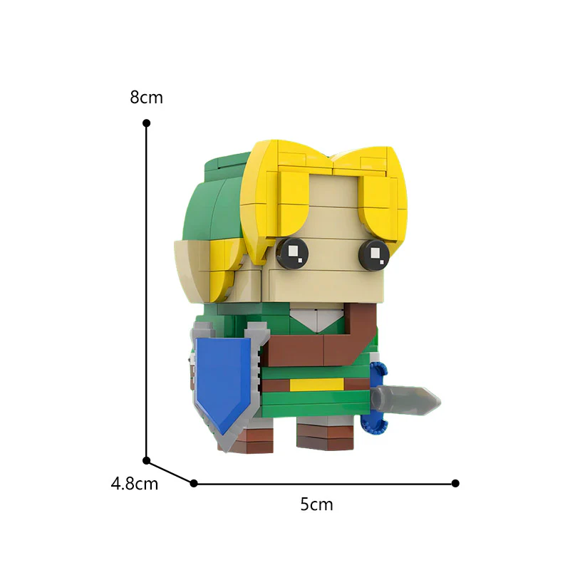 MOC 62351 Link (Ocarina of Time) Brickheadz - YWOBB