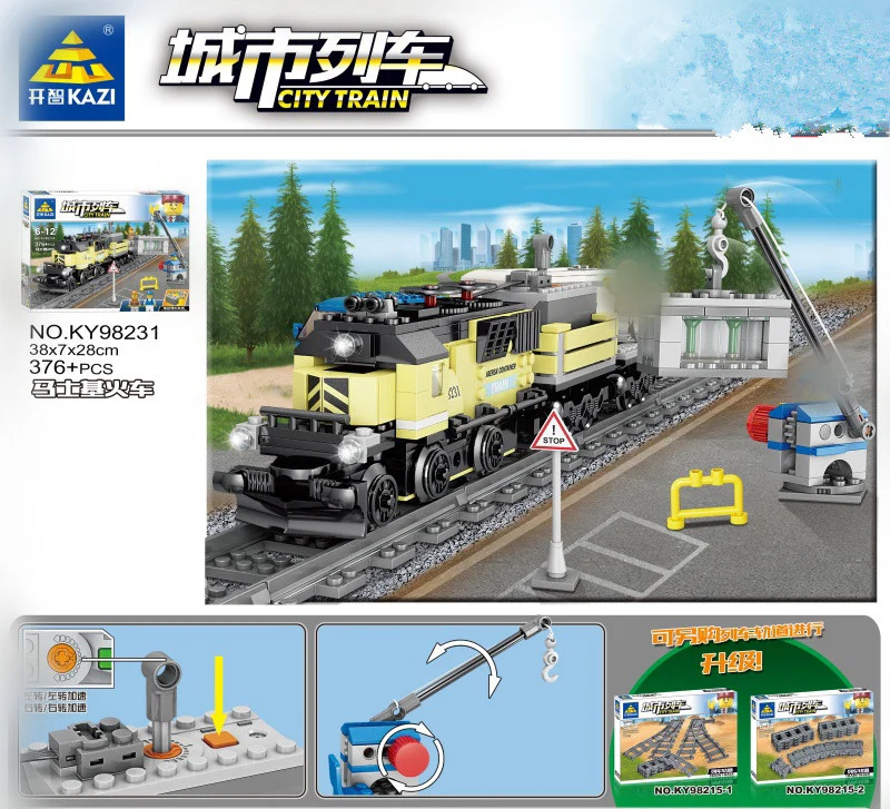 KAZI KY98230-98235 RC Electric Train - YWOBB