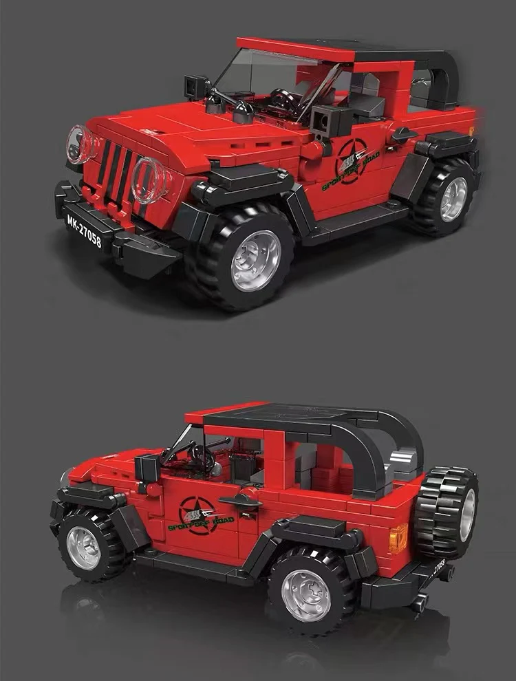 Mould King 27057-27060 Mini Car Series - YWOBB