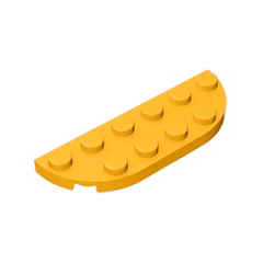 GOBRICKS GDS-899  Round Corner 2 x 6 Double - YWOBB