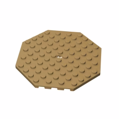 GOBRICKS GDS-840  Modified 10 x 10 Octagonal with Hole - YWOBB