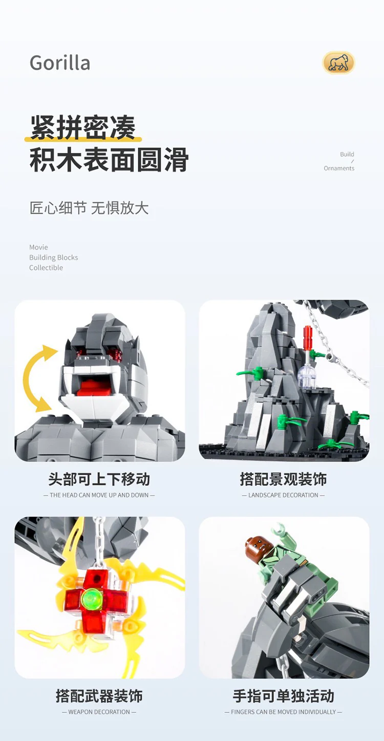 DECOOL 71002 King Kong Movie - YWOBB