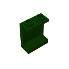 GOBRICKS GDS-785 Panel 1 x 2 x 2 with Side Supports - Hollow Studs - YWOBB