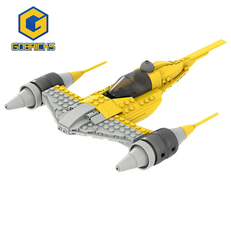 GOBRICKS MOC 110240 Midi Naboo N-1 Starfighter - YWOBB