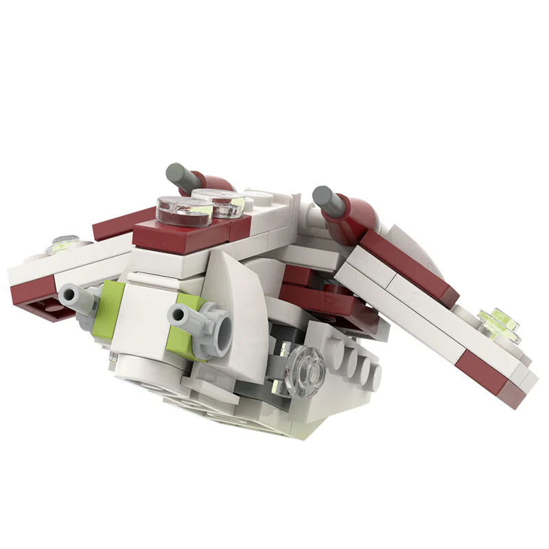 GOBRICKS MOC 42164 Micro Republic Gunship - YWOBB