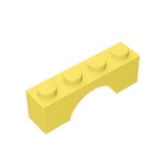 GOBRICKS GDS-681 Arch 1 x 4 - YWOBB