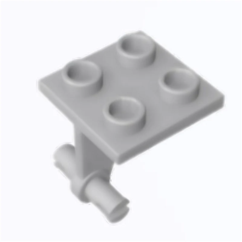 GOBRICKS GDS-2205 Plate Modified 2 x 2 Thin with Dual Wheels Holder - Split Pins - YWOBB