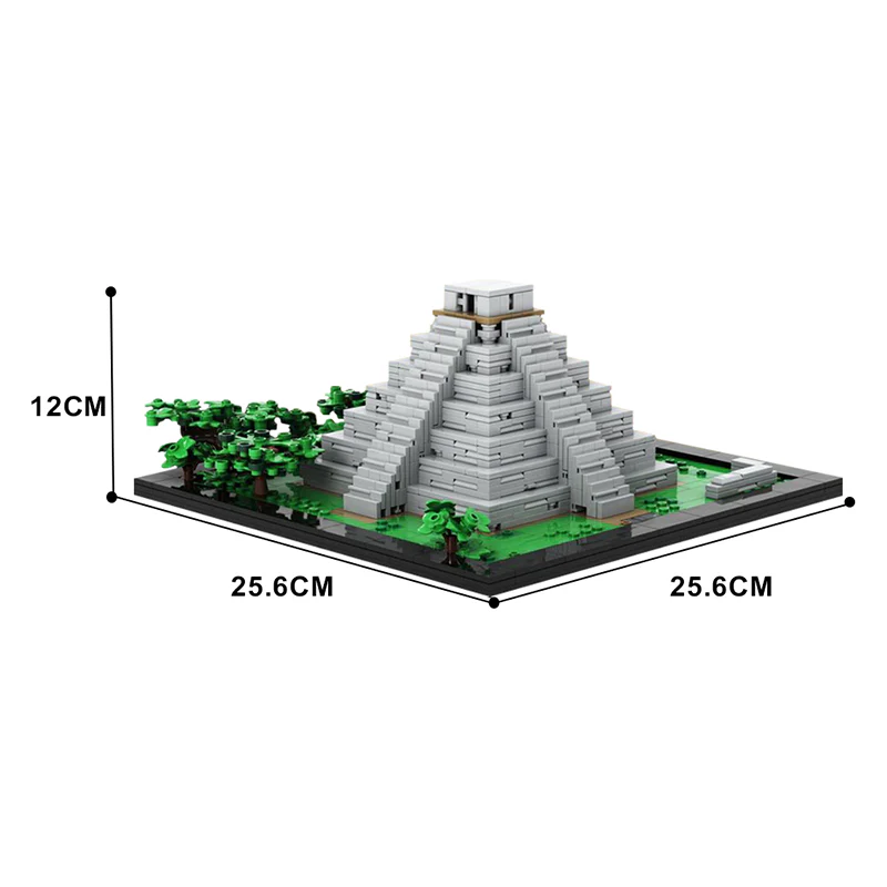 GOBRICKS MOC 137047 Mayan Pyramid - YWOBB