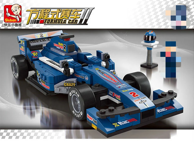 SLUBAN M38-B0353 The F1 Blue Racing Car - YWOBB