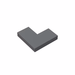 GOBRICKS GDS-567 Tile 2 x 2 Corner - YWOBB