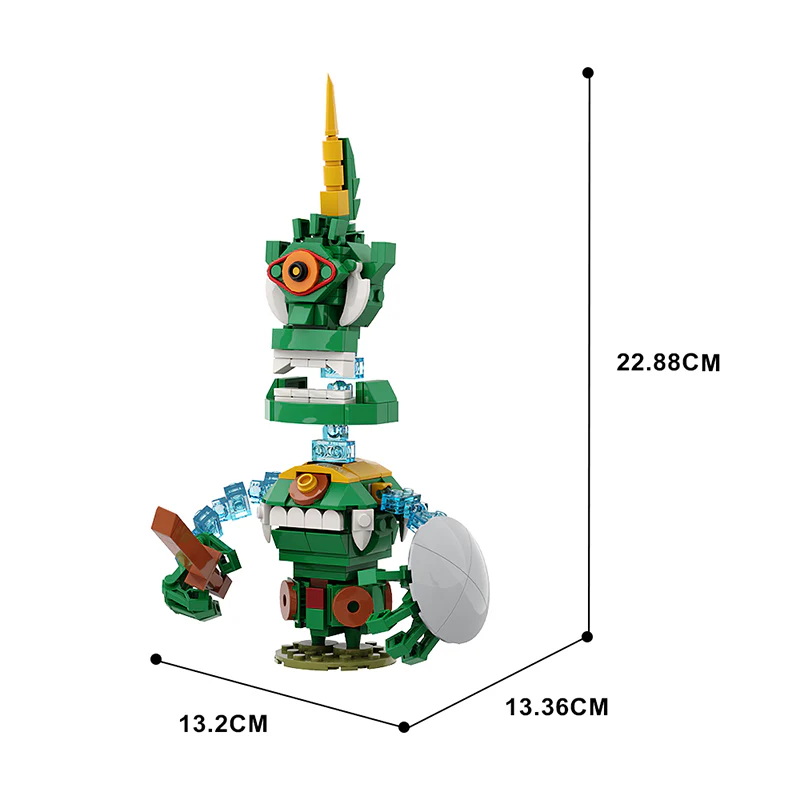 GOBRICKS MOC A1024Y01 Golem Guard-Shield Soldier - YWOBB