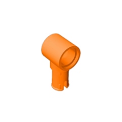 GOBRICKS GDS-925 Pin with Friction Ridges Lengthwise and Pin Hole - YWOBB