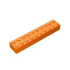GOBRICKS GDS-545 Brick 2 x 10 - YWOBB