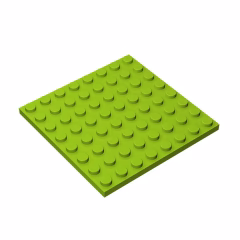 GOBRICKS GDS-528 Plate 8 x 8 - YWOBB