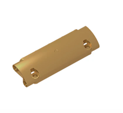 GOBRICKS GDS-1010 Panel Curved 11 x 3 with 2 Pin Holes through Panel Surface - YWOBB