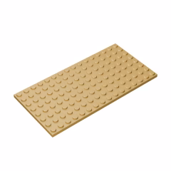 GOBRICKS GDS-529 Plate 8 x 16 - YWOBB