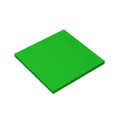 GOBRICKS GDS-1116 Tile 6 x 6 with Bottom Tubes - YWOBB