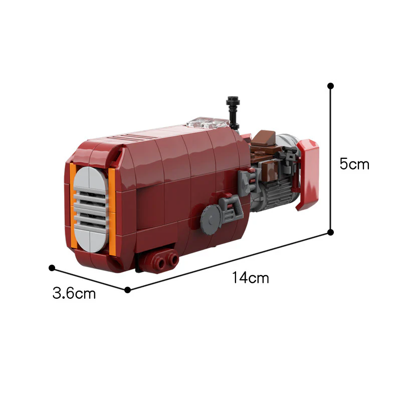 MOC 56363 Rey's Speeder - YWOBB