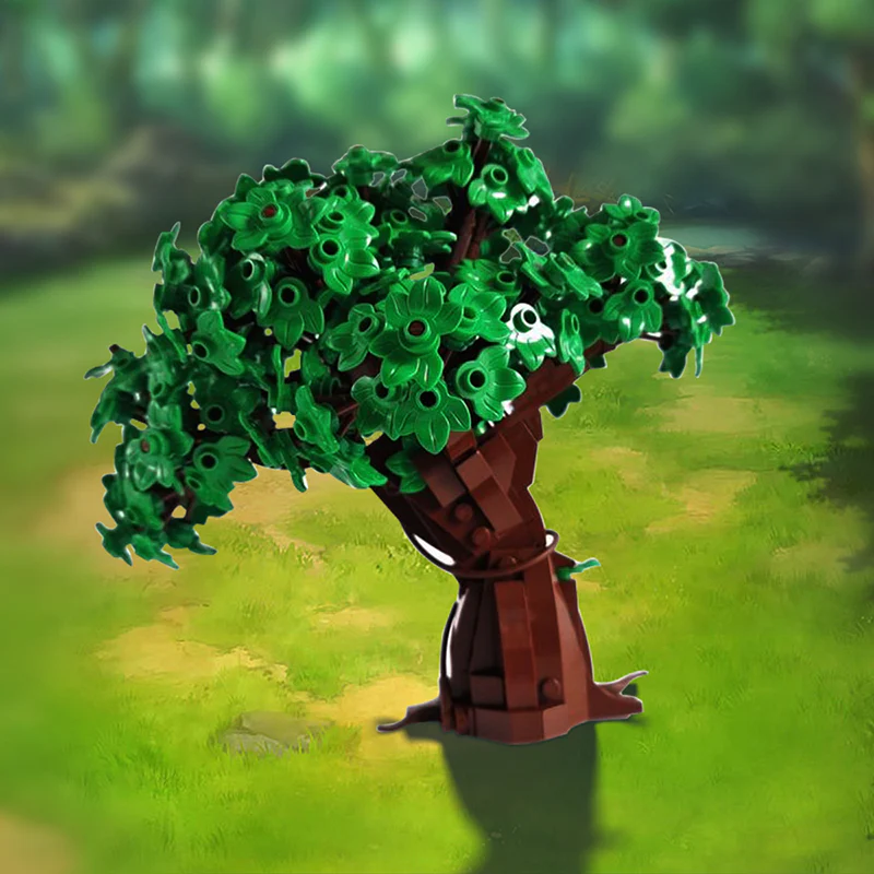 GOBRICKS MOC 109516 The Small Leafy Tree - YWOBB
