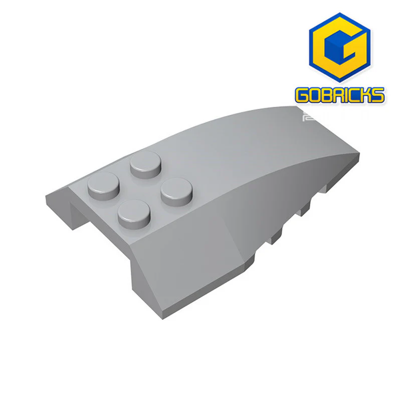 GOBRICKS GDS-898 Wedge 6 x 4 Triple Curved - YWOBB