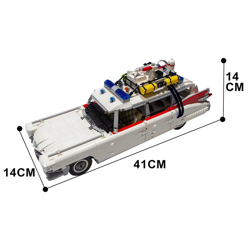 GOBRICKS MOC 30590 Ecto 1 - YWOBB