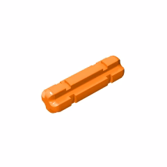 GOBRICKS GDS-580 Axle 2L Notched - YWOBB
