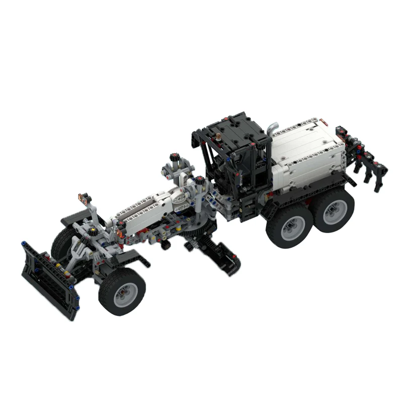 GOBRICKS MOC 184333 Mechanical Grader - YWOBB