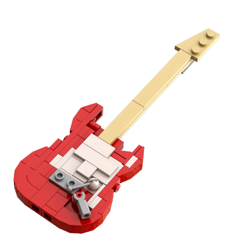 GOBRICKS MOC 93232 Fender Stratocaster - YWOBB