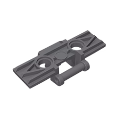 GOBRICKS GDS-1214 Link Tread Wide with Two Pin Holes - YWOBB