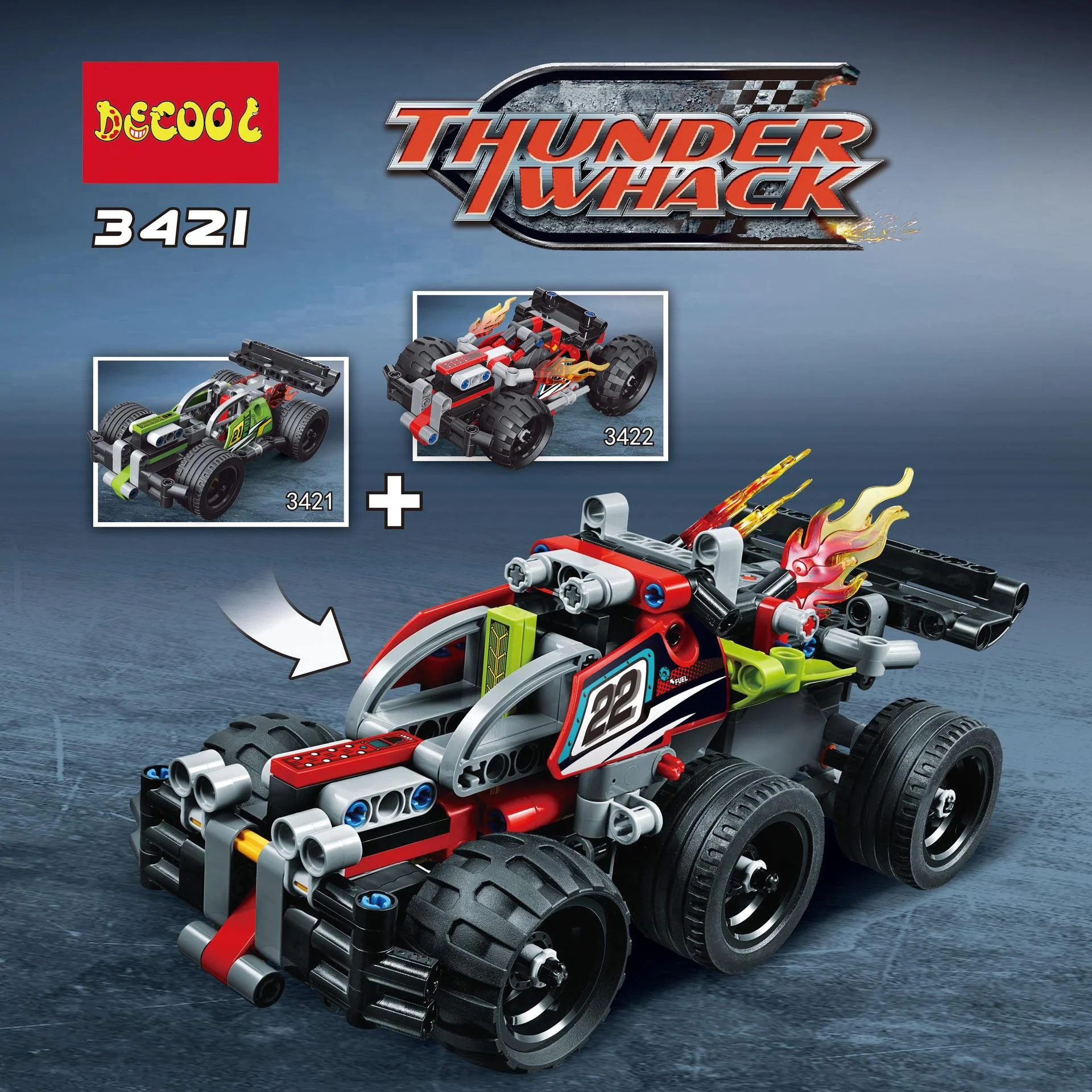 Decool 3421 The Green Shadow Bash - YWOBB