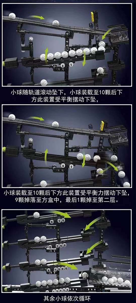 Mould King 26012 GBC Logarithmic Ball Calculator - YWOBB