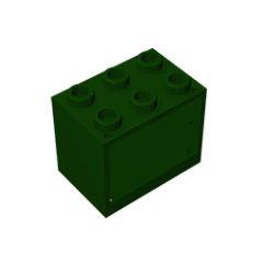 GOBRICKS GDS-1299 Cupboard 2 x 3 x 2 - Hollow Studs - YWOBB