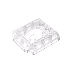 GOBRICKS GDS-1266 Wedge 4 x 4 x 2/3 Triple Curved - YWOBB