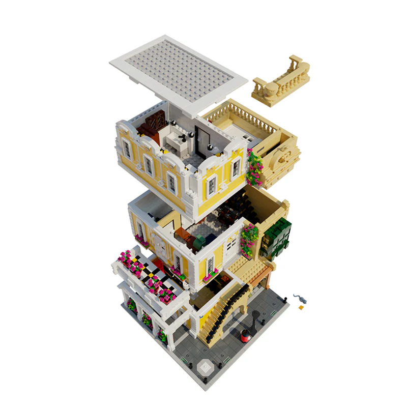 GOBRICKS MOC 122357 Florentine Palazzo - YWOBB